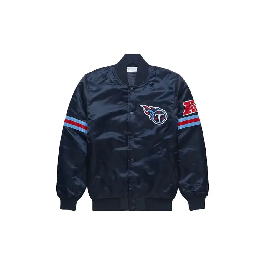 Tennessee Titans Satin Bomber Jacket