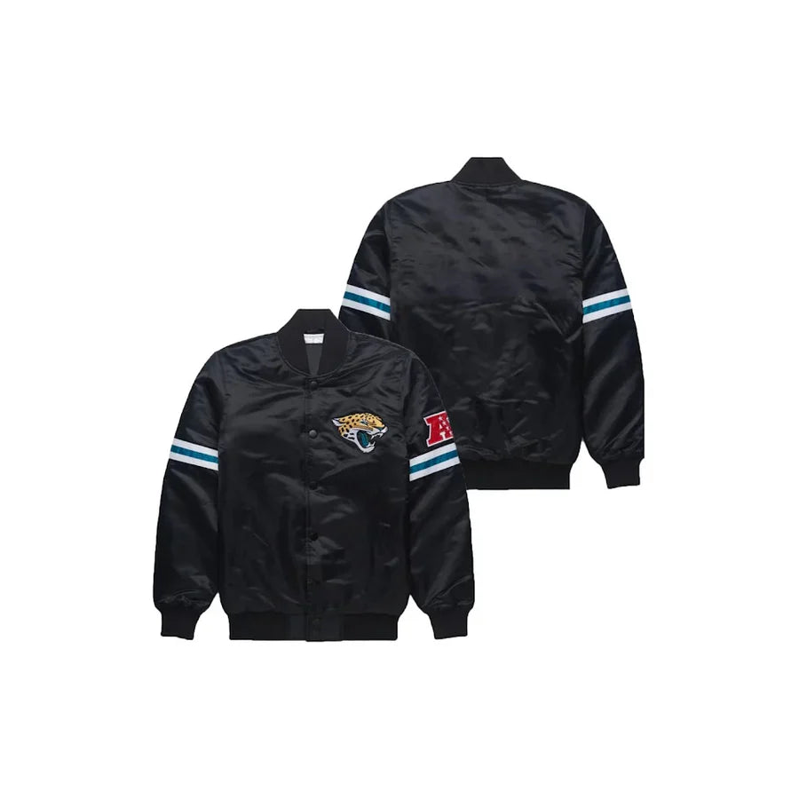 Jacksonville Jaguars Satin Bomber Jacket