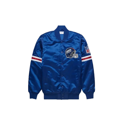 New York Giants Satin Bomber Jacket