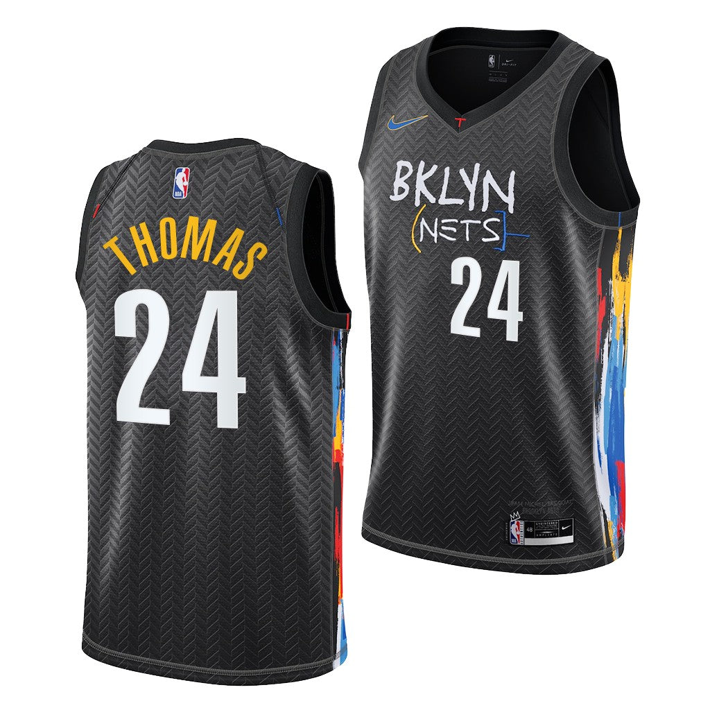 CAM THOMAS BROOKLYN NETS 2020-21 CITY EDITION JERSEY