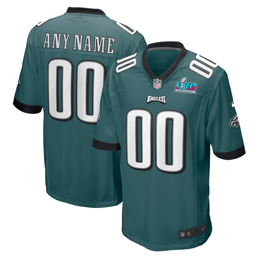 Custom Philadelphia Eagles Super Bowl Jersey