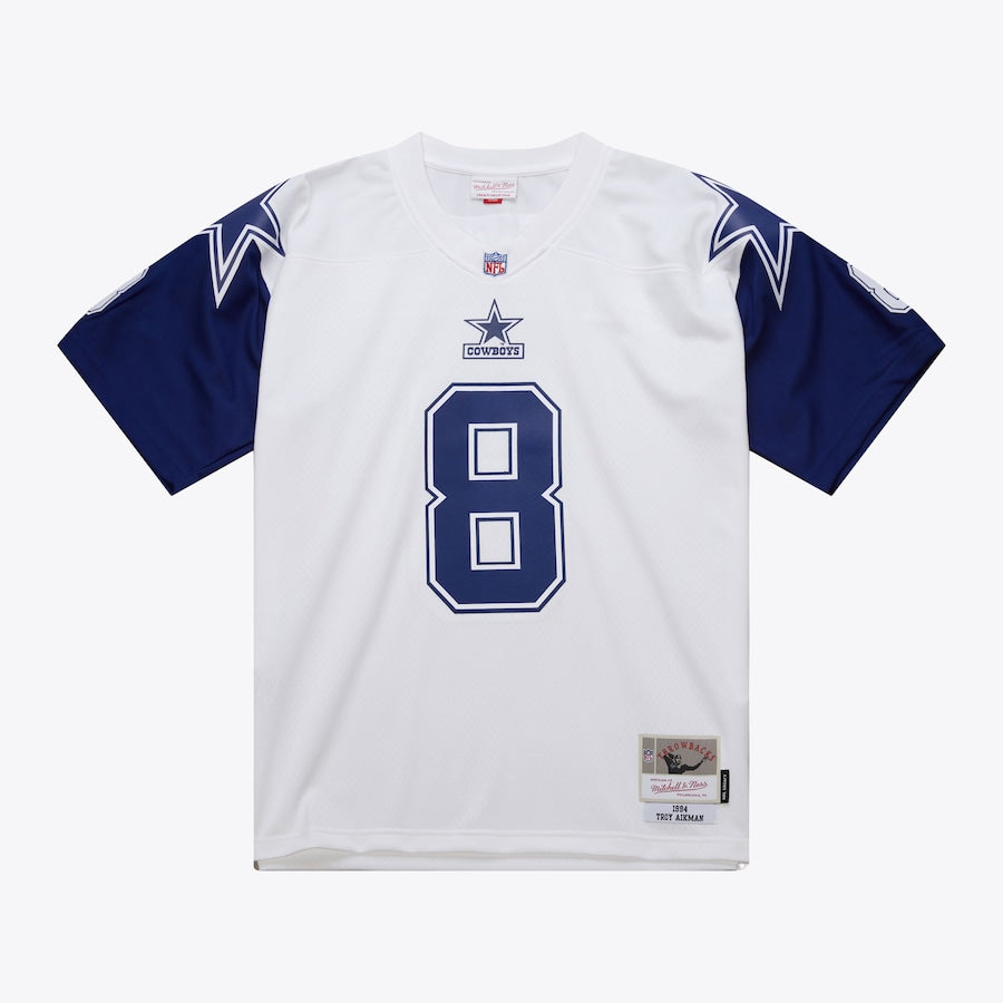 Men's Troy Aikman White Dallas Cowboys 1994 Replica Jersey