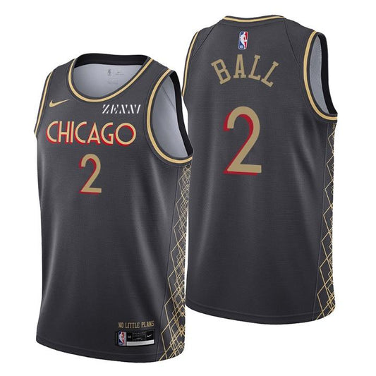 Lonzo Ball Chicago Bulls City Edition Jersey