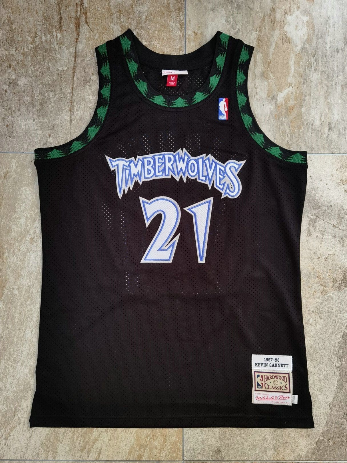 Kevin Garnett Minnesota Timberwolves Throwback Jersey