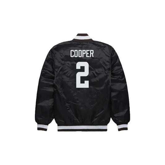 Amari Cooper Cleveland Browns Satin Bomber Jacket