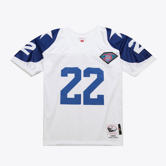 Men's Emmitt Smith White Dallas Cowboys 1994  Jersey