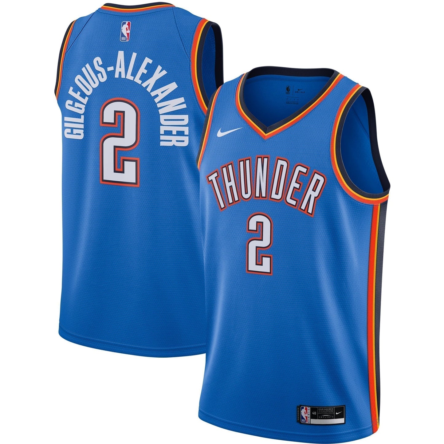 Shai Gilgeous-Alexander Oklahoma City Thunder Jersey