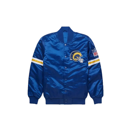 Custom Los Angeles Rams Satin Bomber Jacket