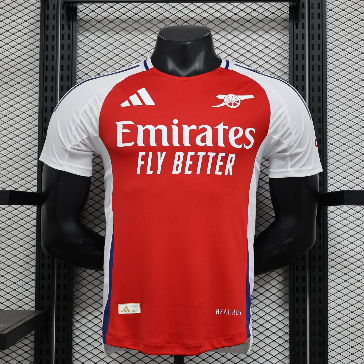 24-25 Arsenal away player red jersey