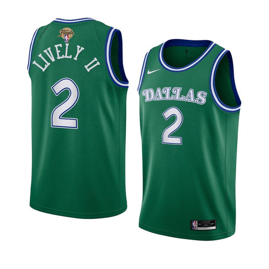 Dereck Lively II Dallas Mavericks NBA Finals 2024 Jersey