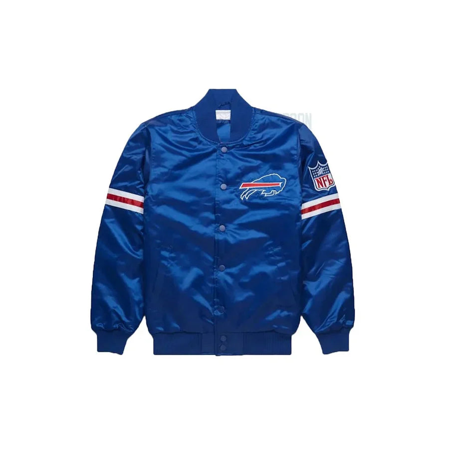 Custom Buffalo Bills Satin Bomber Jacket