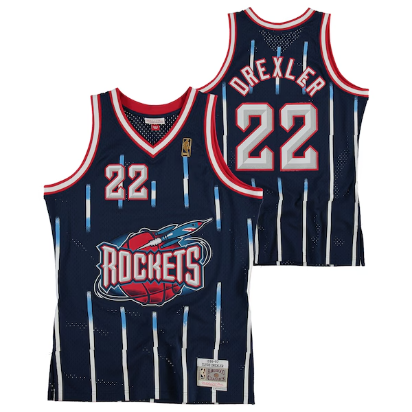 Clyde Drexler Houston Rockets Jersey