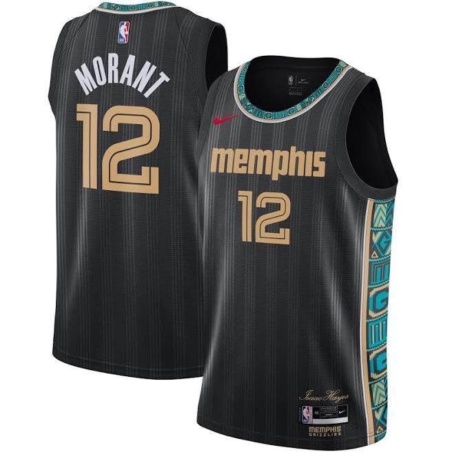 Ja Morant Memphis Grizzlies 2020-21 City Edition Jersey