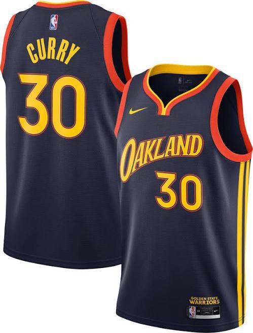 Stephen Curry Golden State Warriors 2020-21 City Edition Jersey