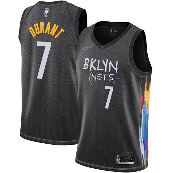 Kevin Durant Brooklyn Nets 2020-21 City Edition Jersey