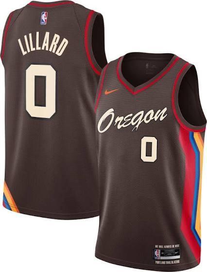 Damian Lillard Portland Trail Blazers 2020-21 City Edition Jersey