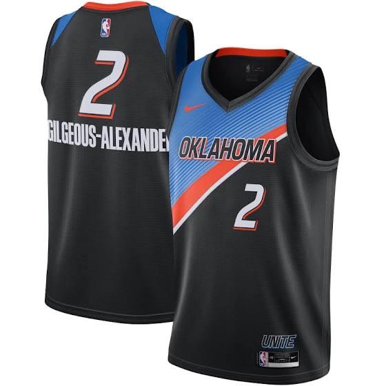 Shai Gilgeous-Alexander Oklahoma City Thunder 2020-21 City Edition Jersey