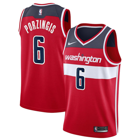 Kristaps Porzingis Washington Wizards Jersey