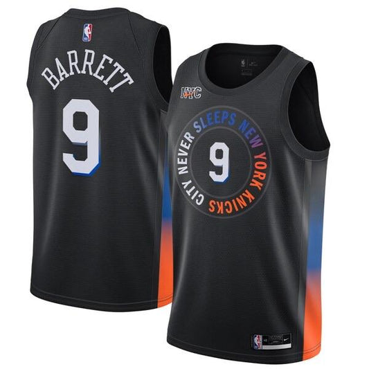 RJ Barrett New York Knicks 2020-21 City Edition Jersey