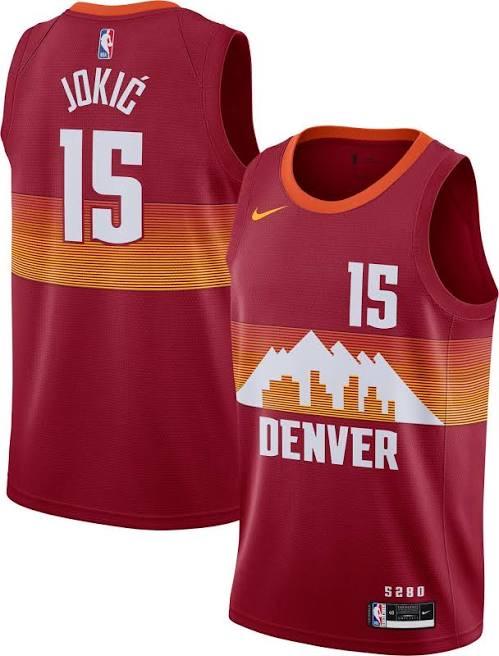 Nikola Jokic Denver Nuggets 2020-21 City Edition Jersey