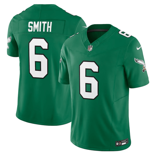 DeVonta Smith Kelly Green Philadelphia Eagles Throwback Jersey