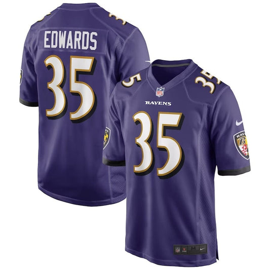 Gus Edwards Baltimore Ravens Jersey