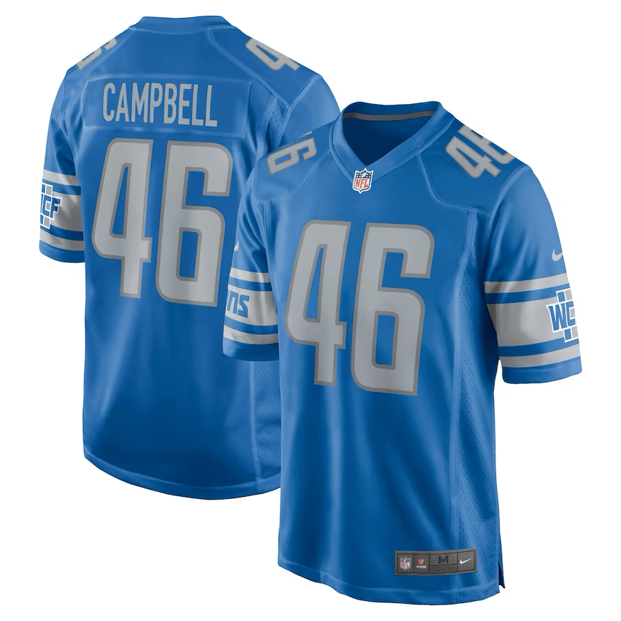 Jack Campbell Detroit Lions Jersey