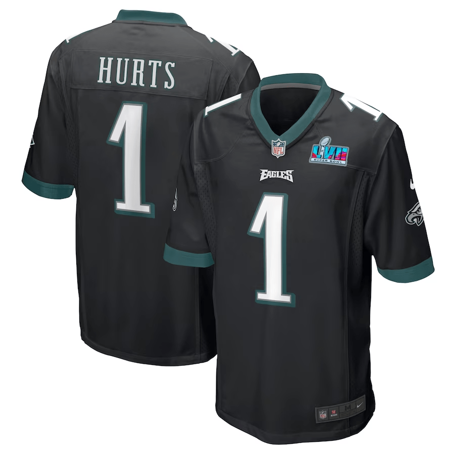 Jalen Hurts Philadelphia Eagles Super Bowl Jersey