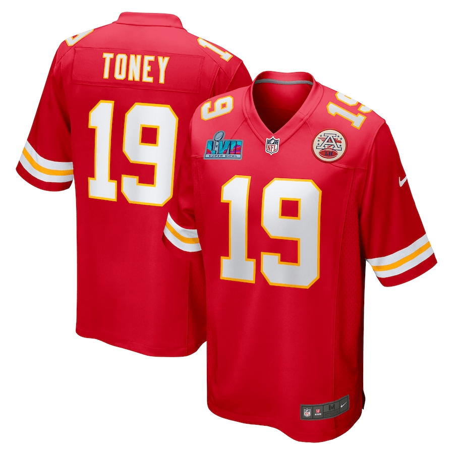 Kadarius Toney Kansas City Chiefs Super Bowl Jersey