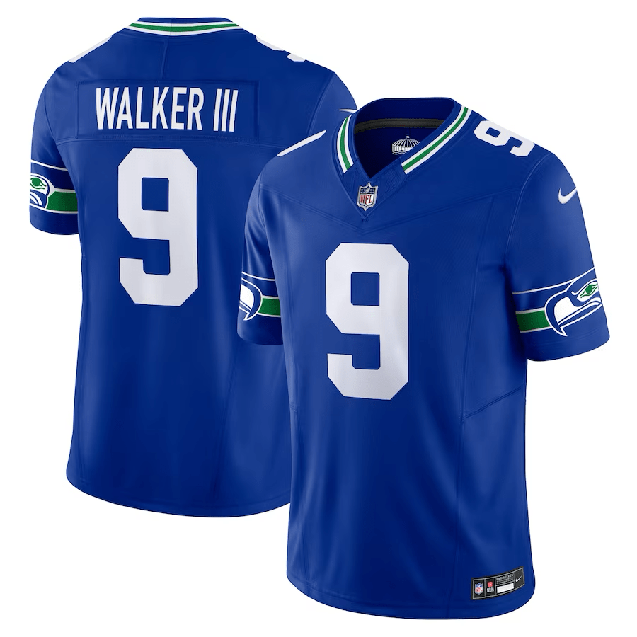 Kenneth Walker III Seattle Seahawks Throwback Jersey