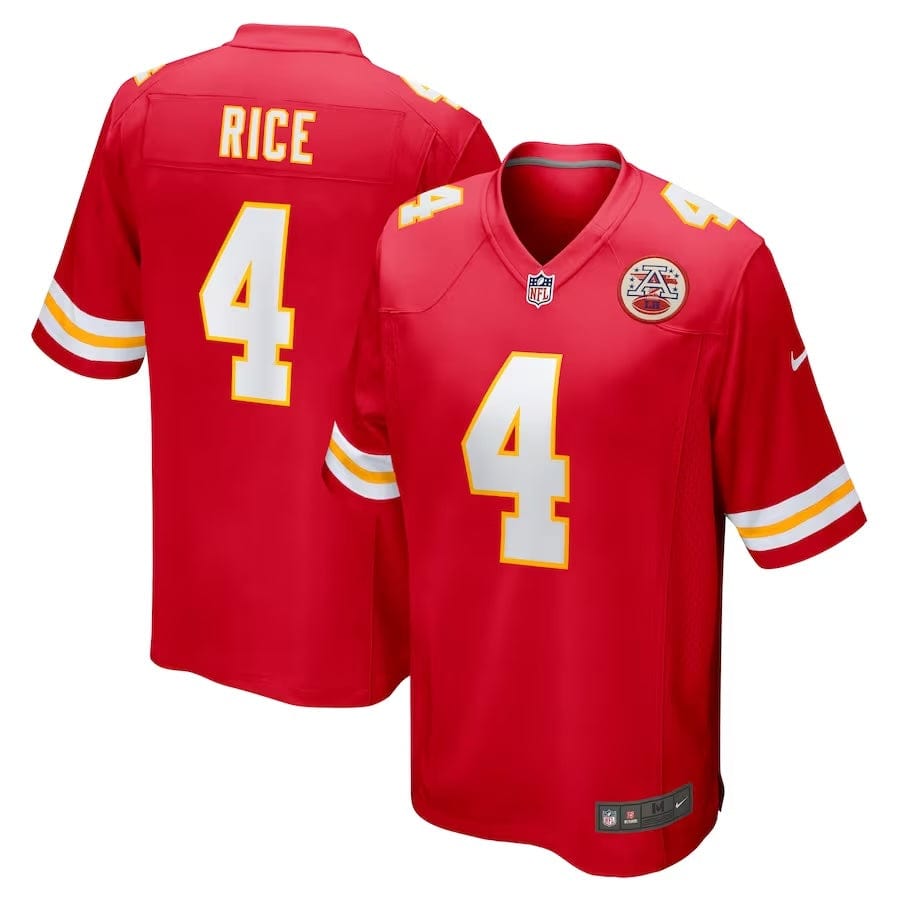 Rashee Rice Kansas City Chiefs Jersey