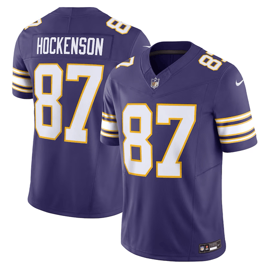 TJ Hockenson Minnesota Vikings Throwback Jersey