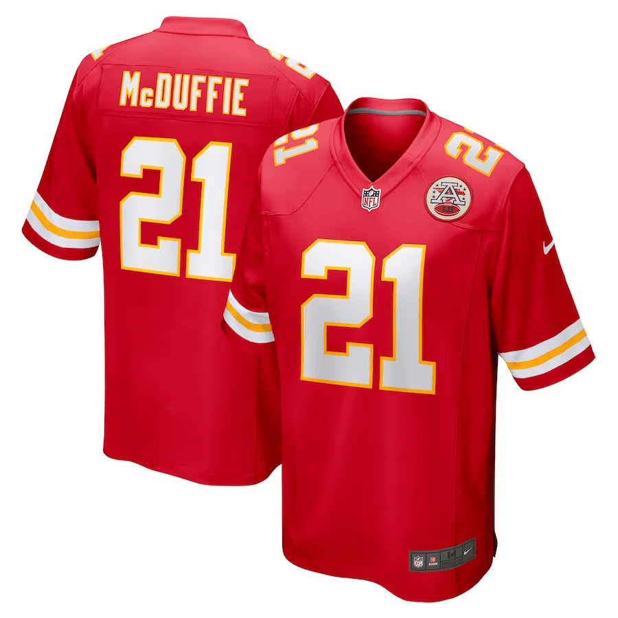 Trent McDuffie Kansas City Chiefs Jersey