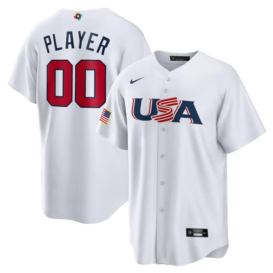 Custom Team USA World Baseball Classic 2023 Jersey