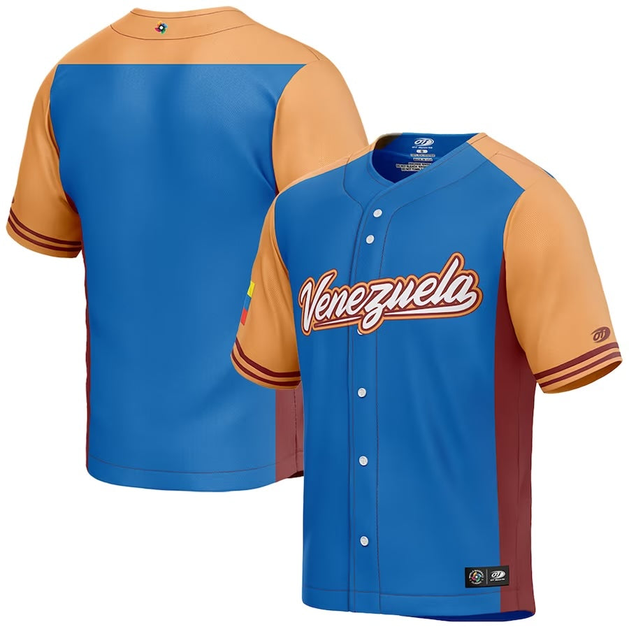 Custom Team Venezuela World Baseball Classic 2023 Jersey