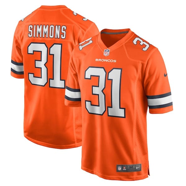 Justin Simmons Denver Broncos Color Rush Jersey