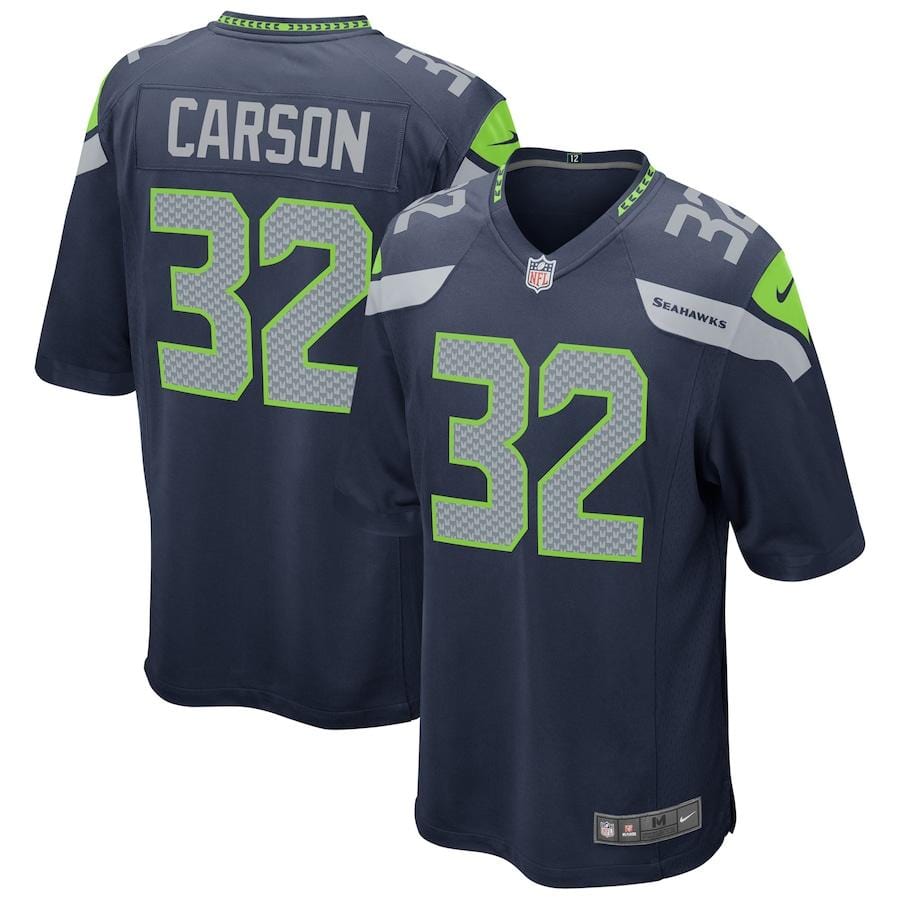 Chris Carson Seattle Seahawks Jersey