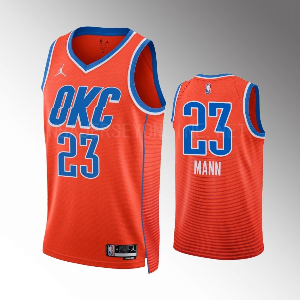 Tre Mann Oklahoma City Thunder Jersey