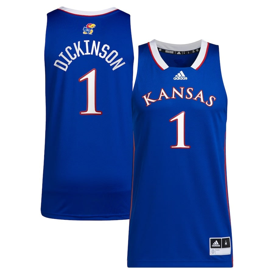 NCAAB Hunter Dickinson Kansas Jayhawks Jersey