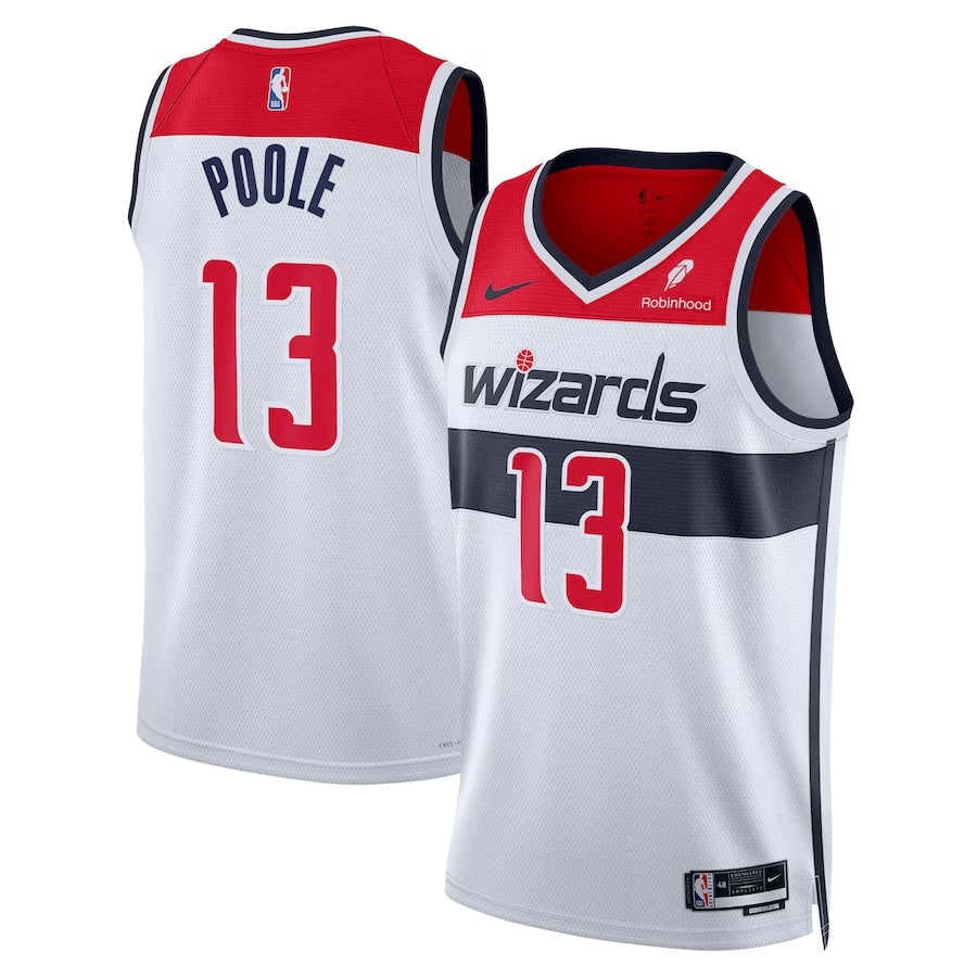 Jordan Poole Washington Wizards Jersey